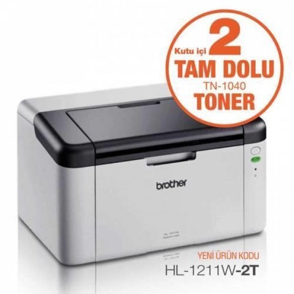 BROTHER HL-1211W-2T MONO LAZER WIFI YAZICI