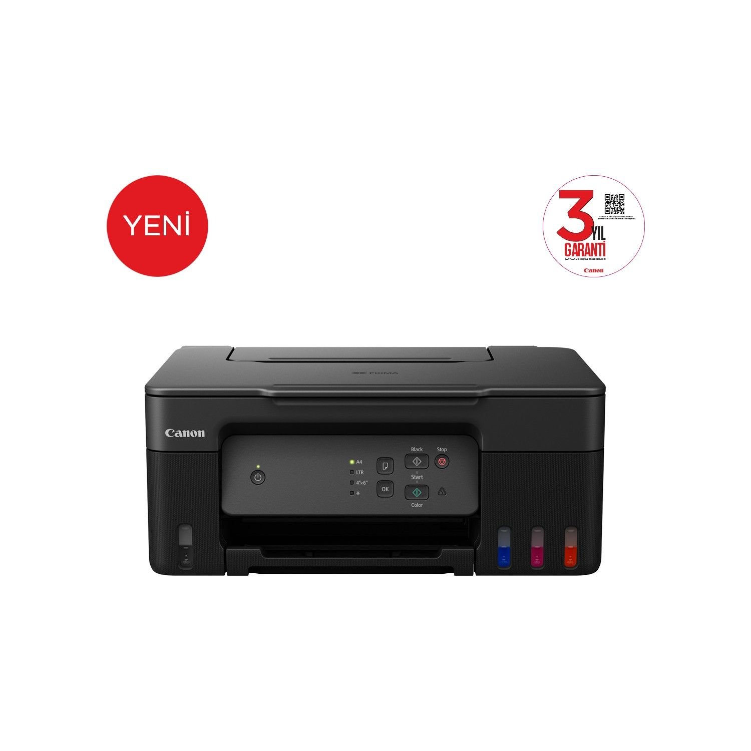 Canon Pixma G2430 Tarayıcı + Fotokopi Renkli Çok Fonksiyonlu Tanklı Orjinal Mürekkepli