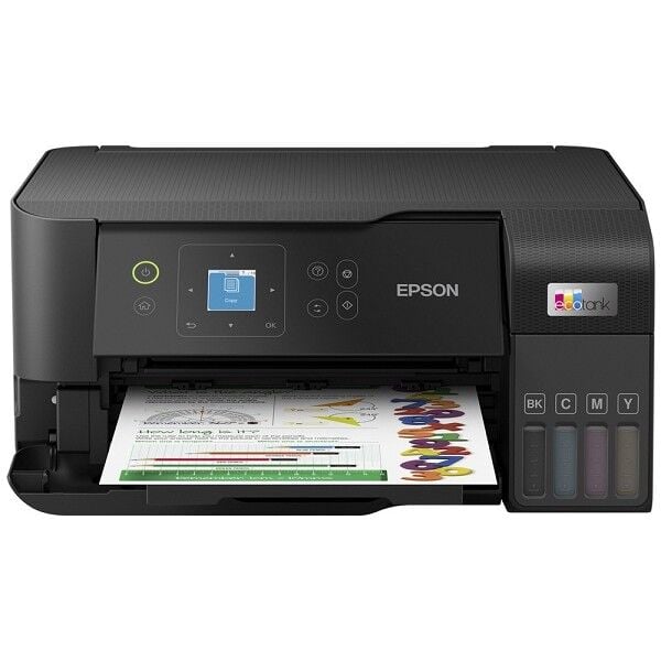 Epson EcoTank L3560 Wi-Fi + Tarayıcı + Fotokopi Renkli Çok Fonksiyonlu Tanklı Mürekkep Püskürtmeli Yazıcı