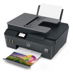 HP Smart 530 4SB24A Wi-Fi + Tarayıcı + Fotokopi Renkli Çok Fonksiyonlu Tanklı Mürekkep Püskürtmeli Yazıcı - Orjinal Mürekkepli