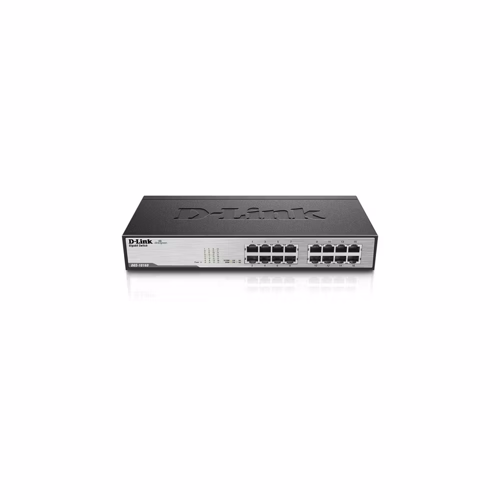 D-Lınk 16PORT DGS-F1016/E Gıgabıt Yönetilemez Switch