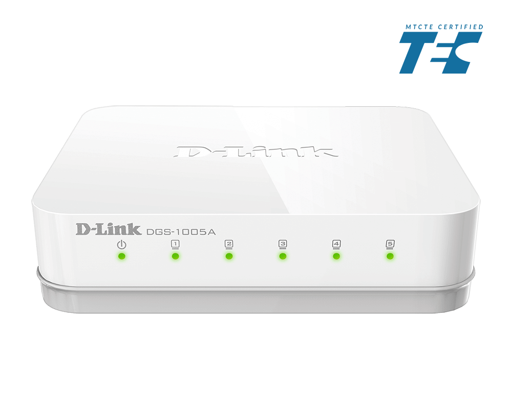 D-Link DGS-1005A 5 Port 10/100/1000 Mbps Gigabit Switch