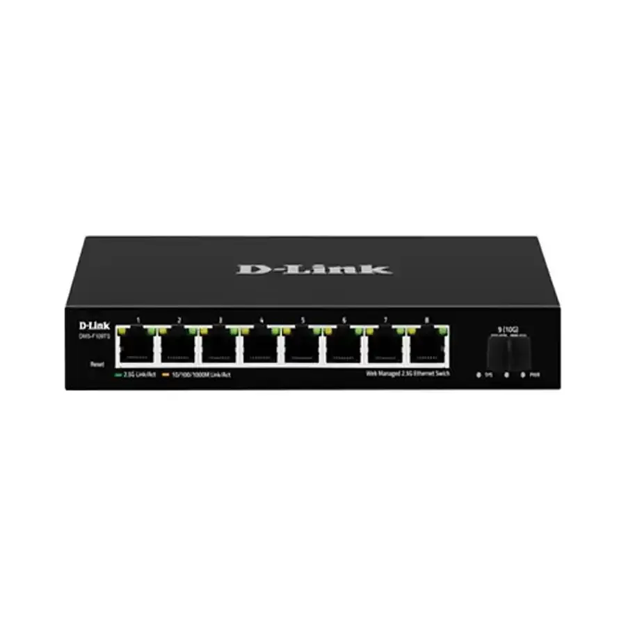 D-Link DMS-F109TS 8 Port 10/100/1000 Mbps Gigabit PoE Switch