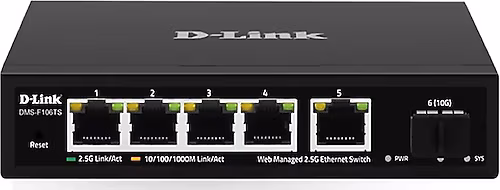 D-Link DMS-F106TS 5 Port 10/100/1000 Mbps Gigabit Switch