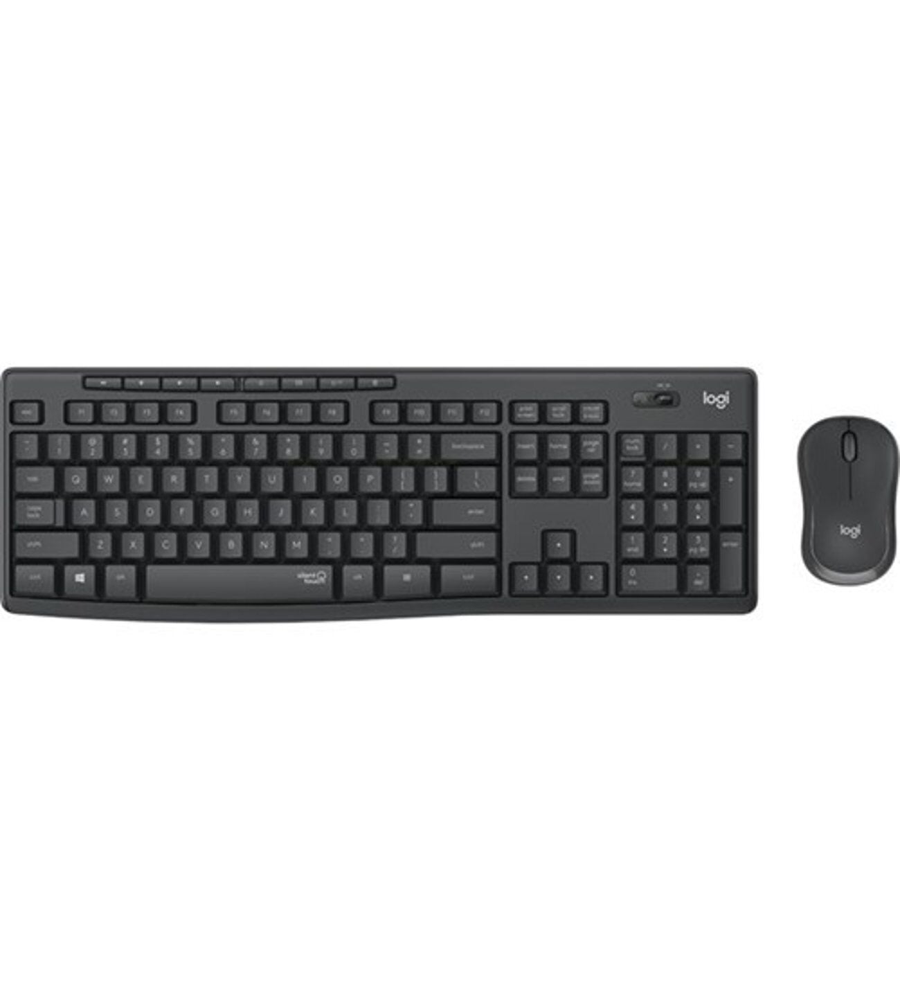 Logitech MK295 920-009804 Siyah Sessiz Kablosuz Klavye Mouse Seti