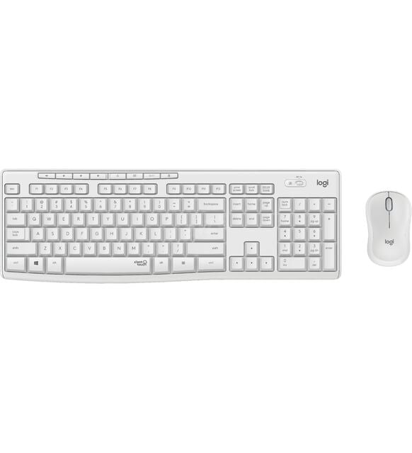 Logitech MK295 920-010089 Beyaz Sessiz Kablosuz Klavye Mouse Seti