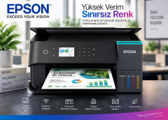 Epson EcoTank L6360 Wi-Fi + Tarayıcı + Fotokopi Renkli Çok Fonksiyonlu Tanklı Mürekkep Püskürtmeli Yazıcı