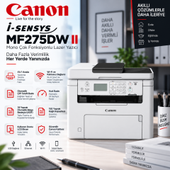 Canon i-SENSYS MF275DW II Mono Çok Fonksiyonlu Lazer Yazıcı