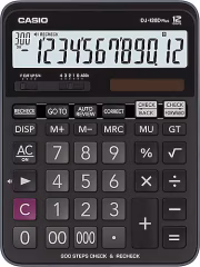 'CASIO DJ-120DPLUSLBWADP 12 HANE İŞLEM KONTR. MASAÜSTÜ HESAP MAKİNESİ