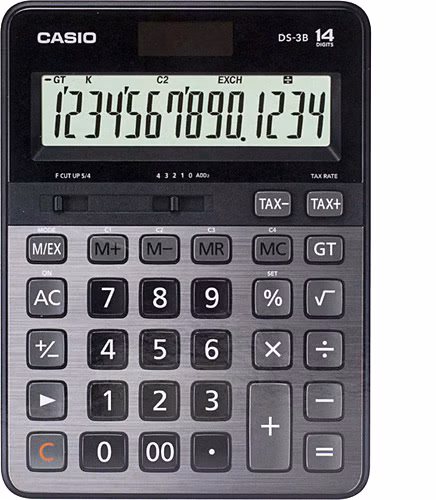 Casio DS-3B 14 Haneli Masaüstü Hesap Makinesi